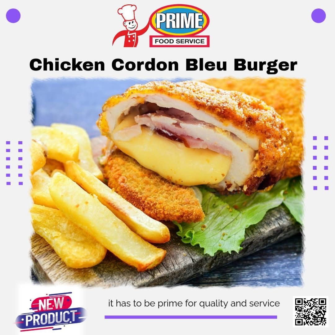 Prime Cordon Bleu Burgers (2x200 Grams)