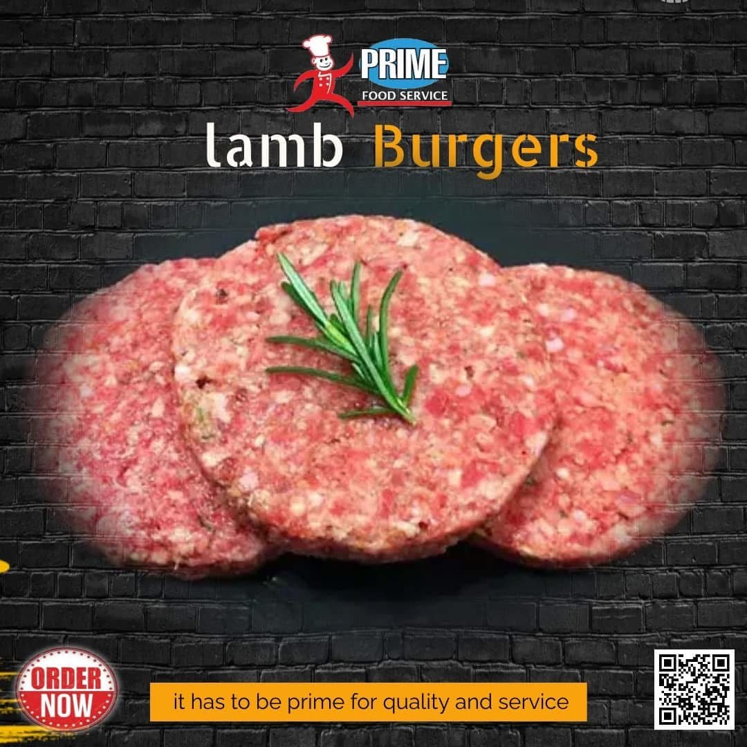 Prime Lamb Burgers (2x150 Grams)