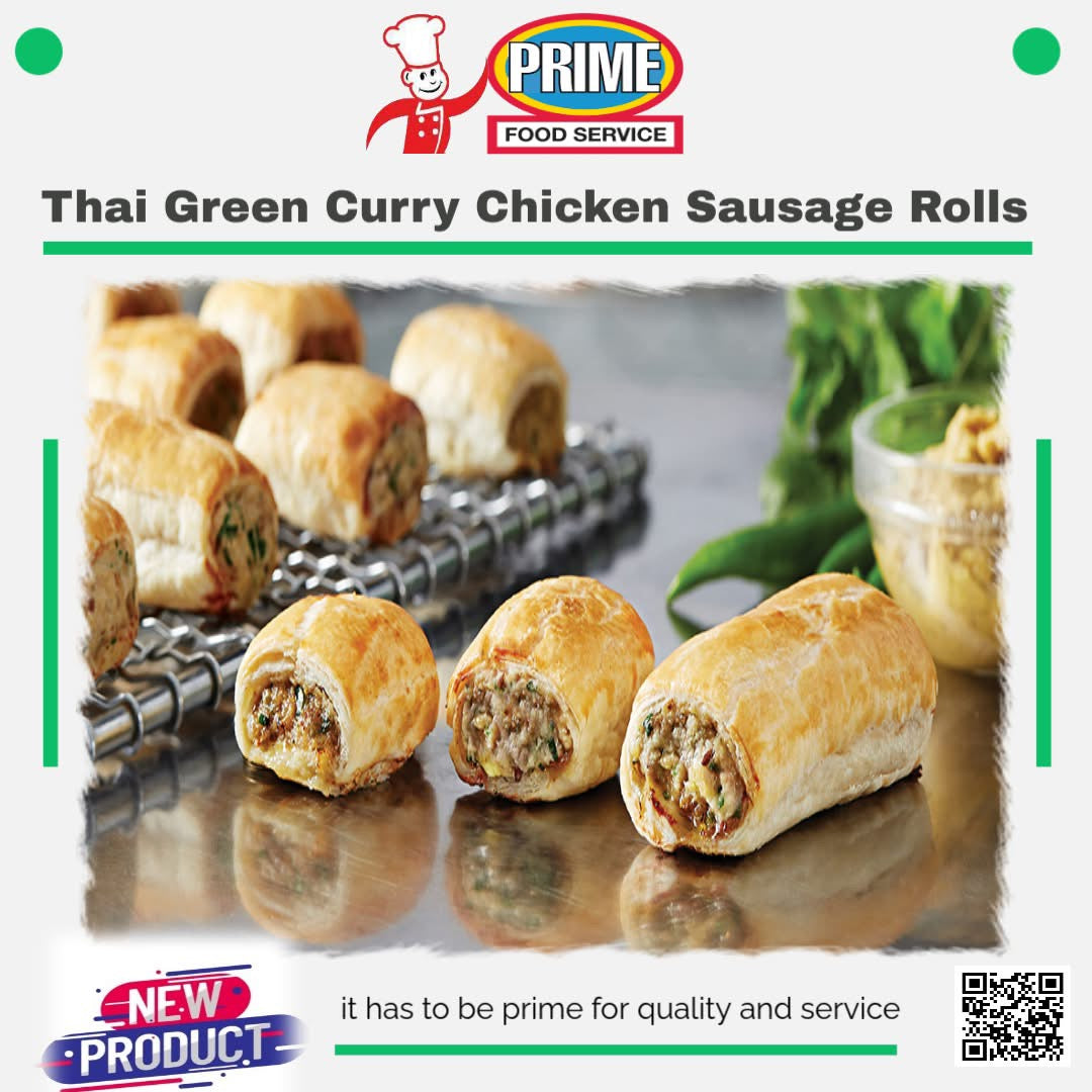 Chicken Green Curry Sausage Roll (1 x 150 Grams)
