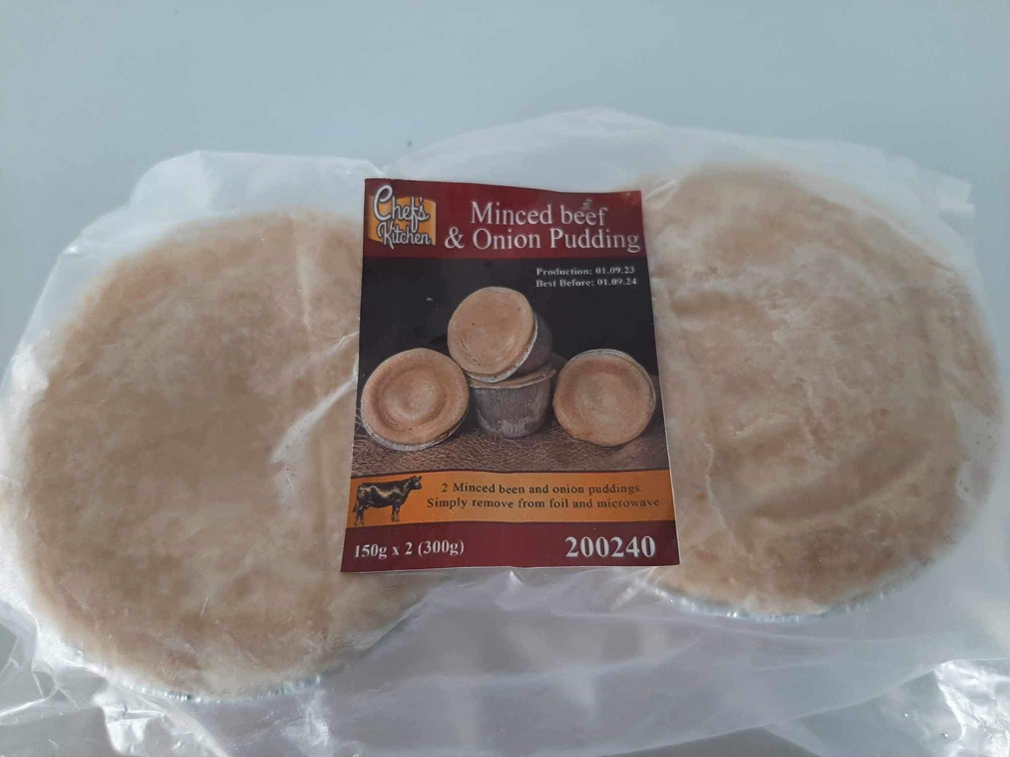 Minced Beef & Onion Puddings (2)