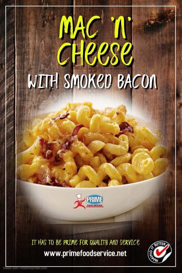 Prime Macaroni Cheese & Smoked Bacon (350 Grams)