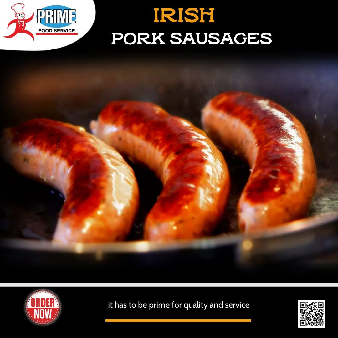 Prime Irish Pork Fat Sausages (500 Grams)