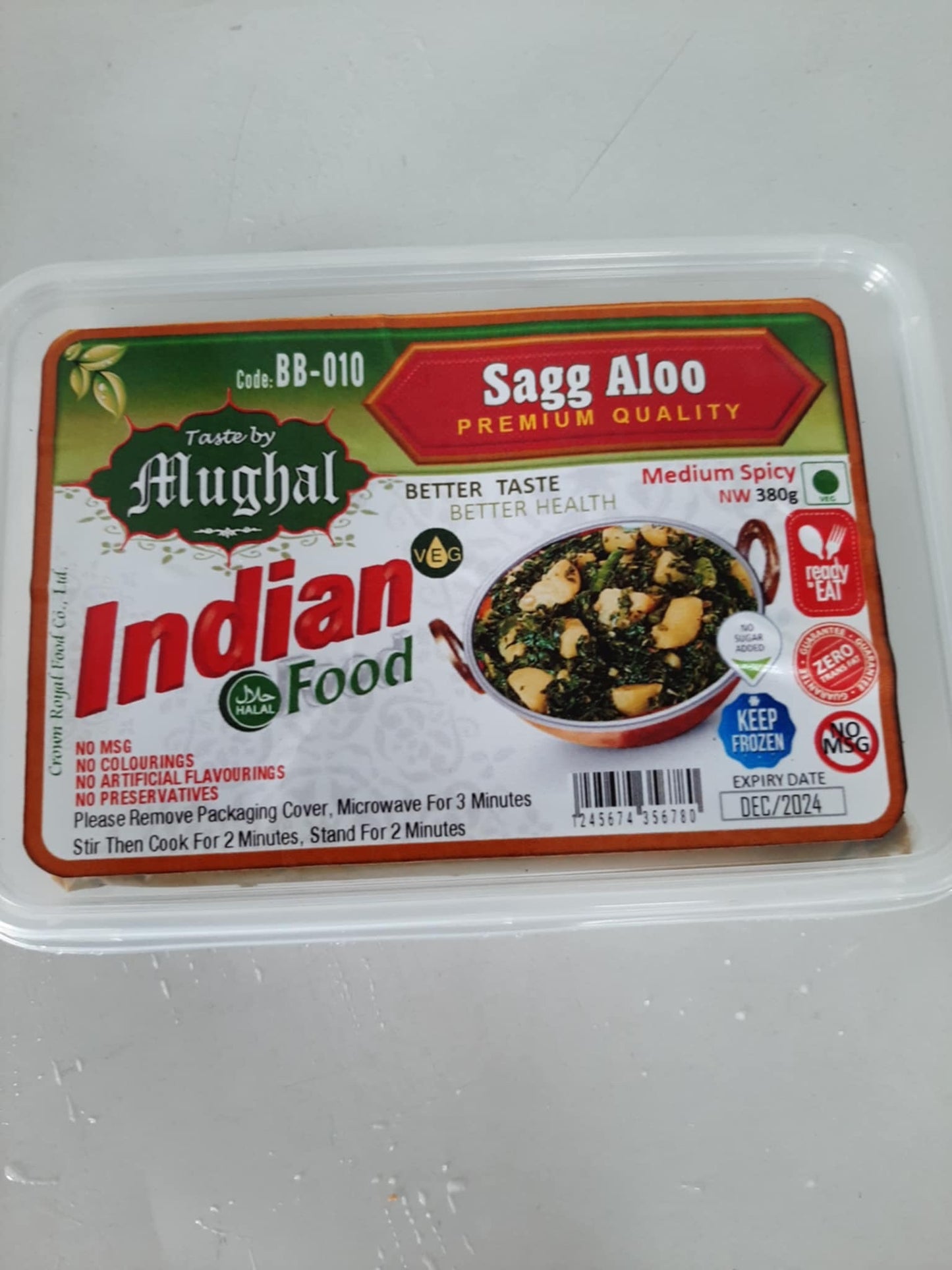 Mughal Sagg Aloo (380 Grams)