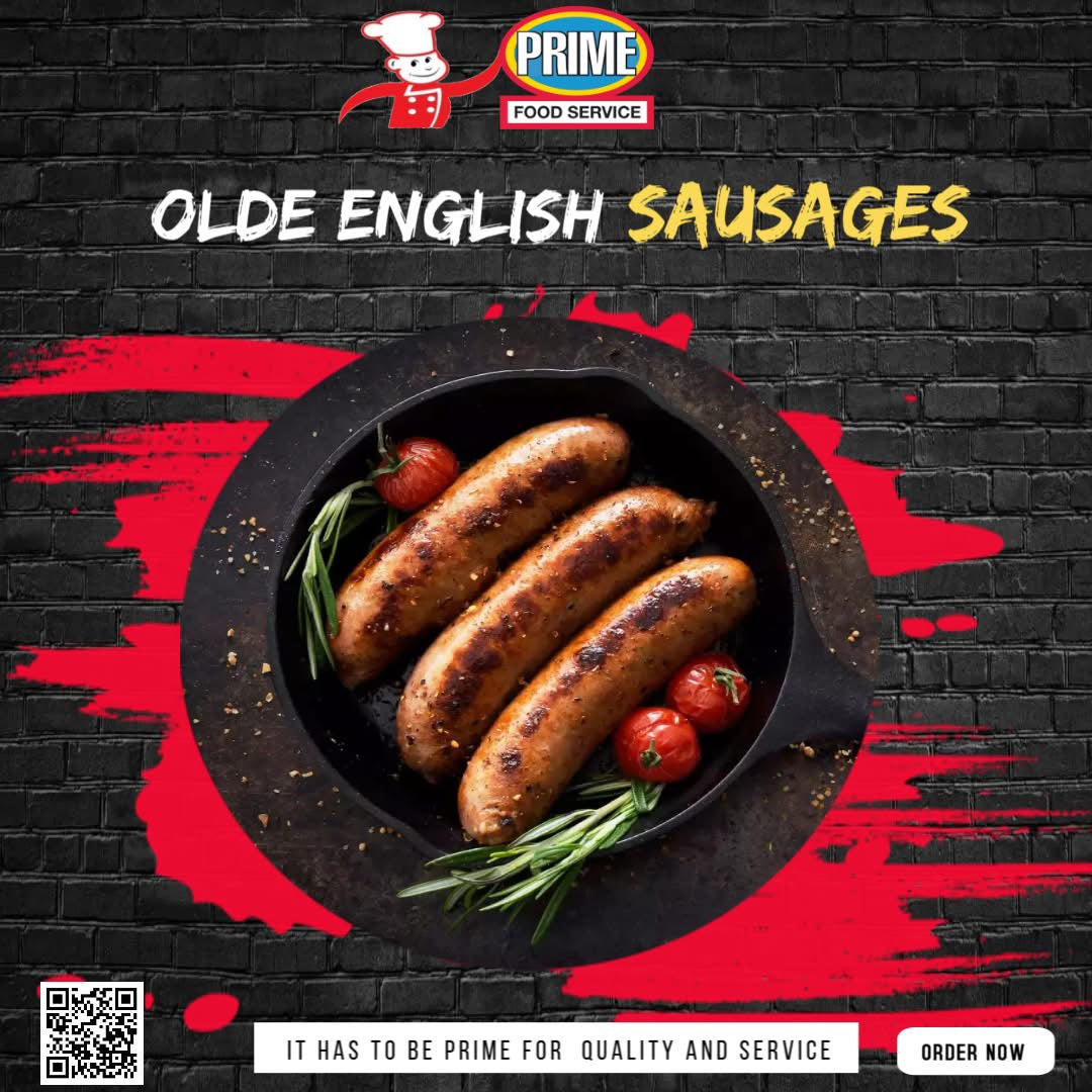 Prime Old English Pork Fat Sausages (500 Grams)