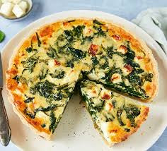 Spinach & Cheese Quiche