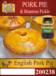 Large Pork Pie with Branston Pickle (400 Grams)