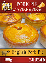 Pork Pie with Cheddar Cheese (400 Grams)