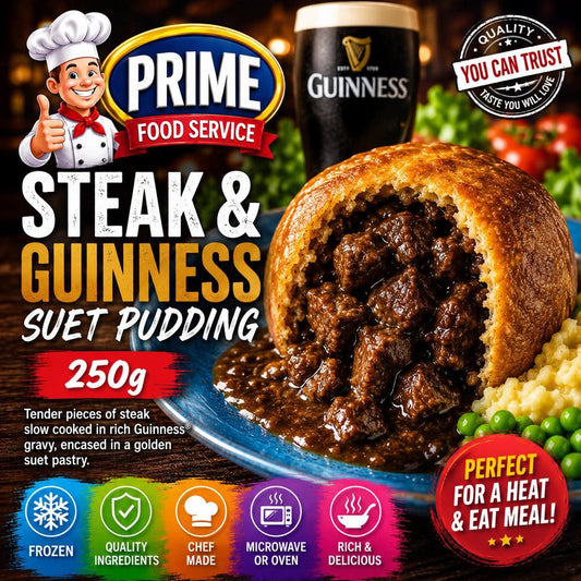Steak & Guinness Puddings (250 Grams)