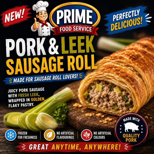 Prime Pork & Leek Sausage Roll