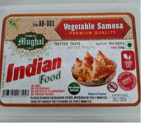 Mughal Vegetable Samosas (4)