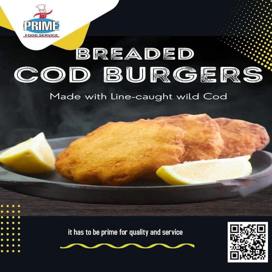 Prime Cod Burgers (2x150 Grams)