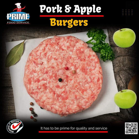 Prime Pork & Apple Burgers (2x150 Grams)