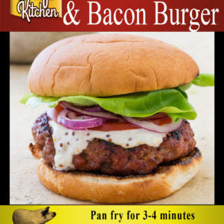 Pork & Bacon Burgers (2x150 Grams)