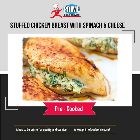 Pre-Cooked Chicken Breasts Stuffed with Cheese & Spinach (2)