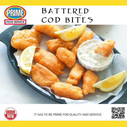 Battered Cod Bites (500 Grams)