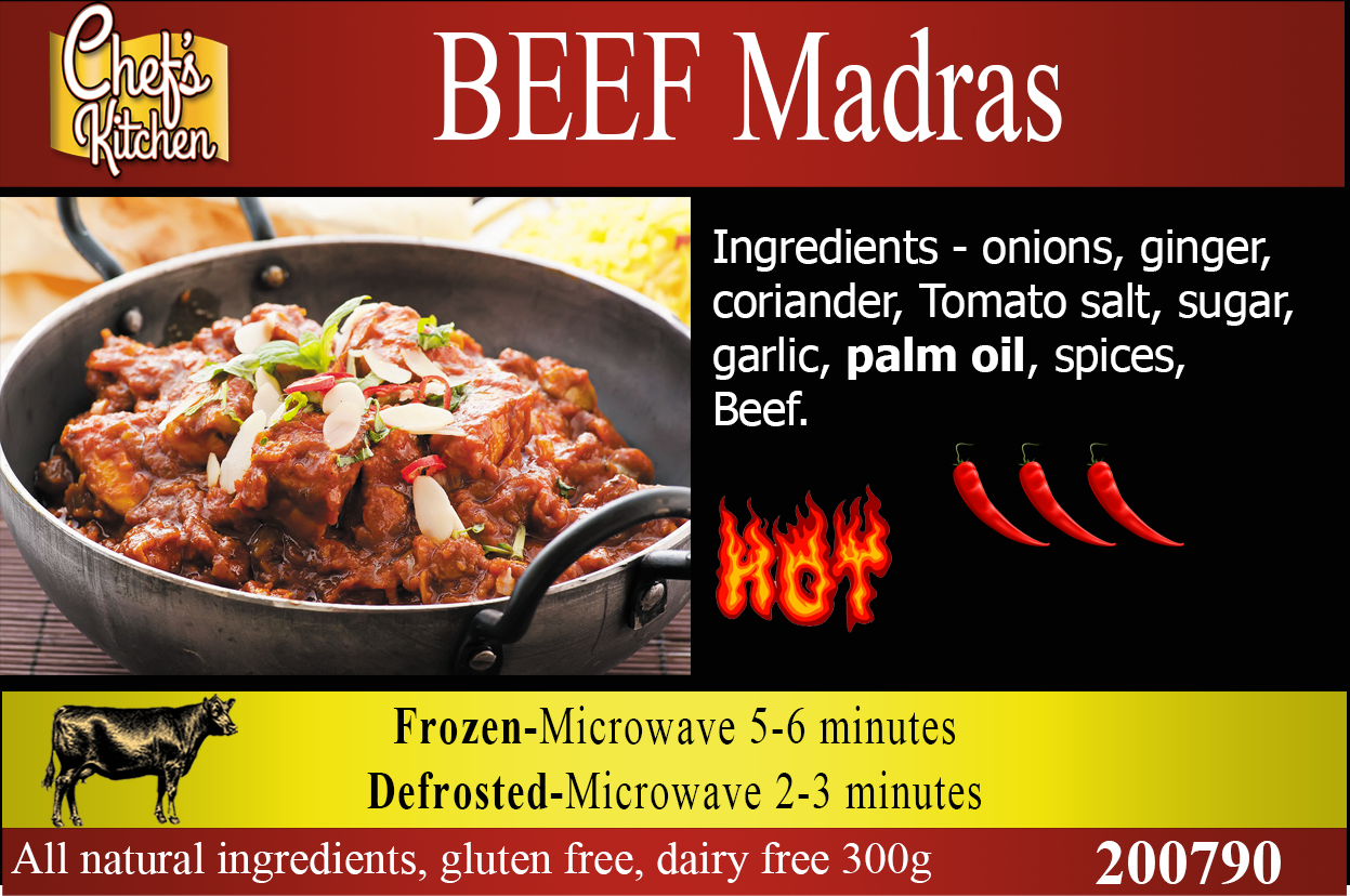 Beef Madras Curry (300 Grams)