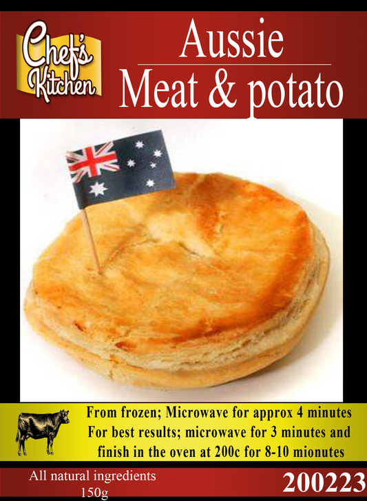 Aussie Pie (Meat & Potato)