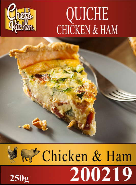 Chicken & Ham Quiche