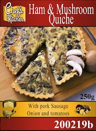Ham & Mushroom Quiche