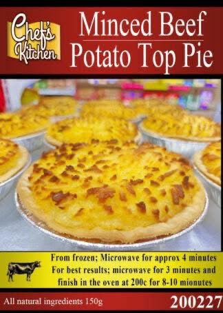 Minced Beef, Potato Topped Pie