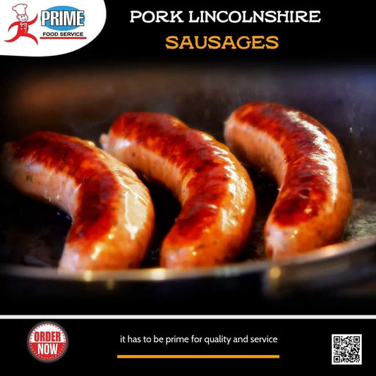 Prime Lincolnshire Pork Fat Sausages (500 Grams)