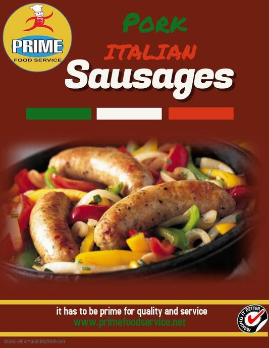 Prime Pork Italian Gourmet Sausages (500 Grams)