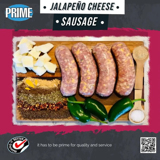 Prime Pork & Jalapeno Cheese Gourmet Sausages (500 Grams)