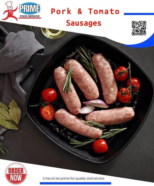 Prime Pork & Tomato Gourmet Sausages (500 Grams)