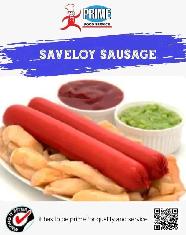 Prime Saveloy Sausages (500 Grams)
