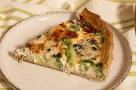 Broccoli & Blue Cheese Quiche