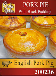Large Pork Pie with Black Pudding (400 Grams)