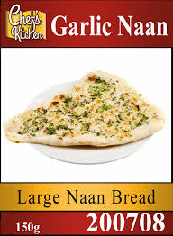 Chef’s Kitchen Garlic Naan Bread (150 Grams)