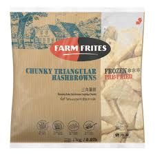 Farm Frites Chunky Triangular Hash Browns (1Kg)